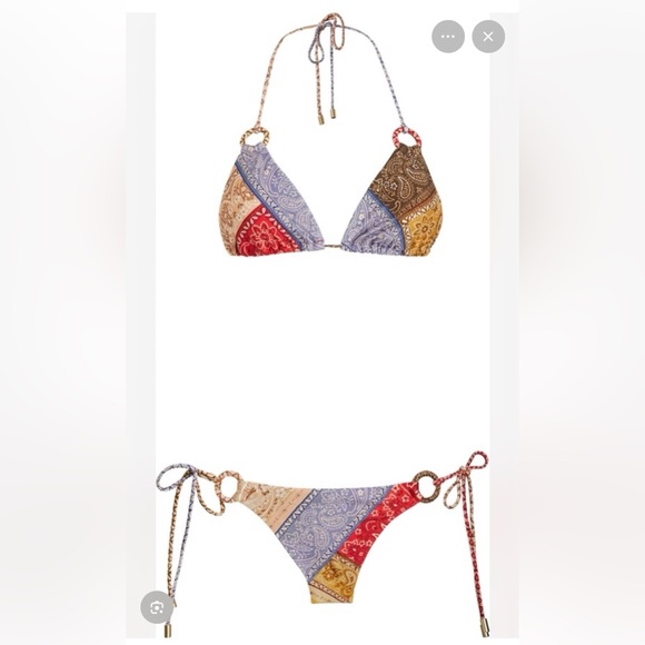 Zimmermann Multicolor Paisley Bikini - Picture 2 of 2